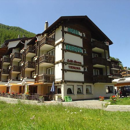 Hotel Europa Saas Fee Exteriör bild