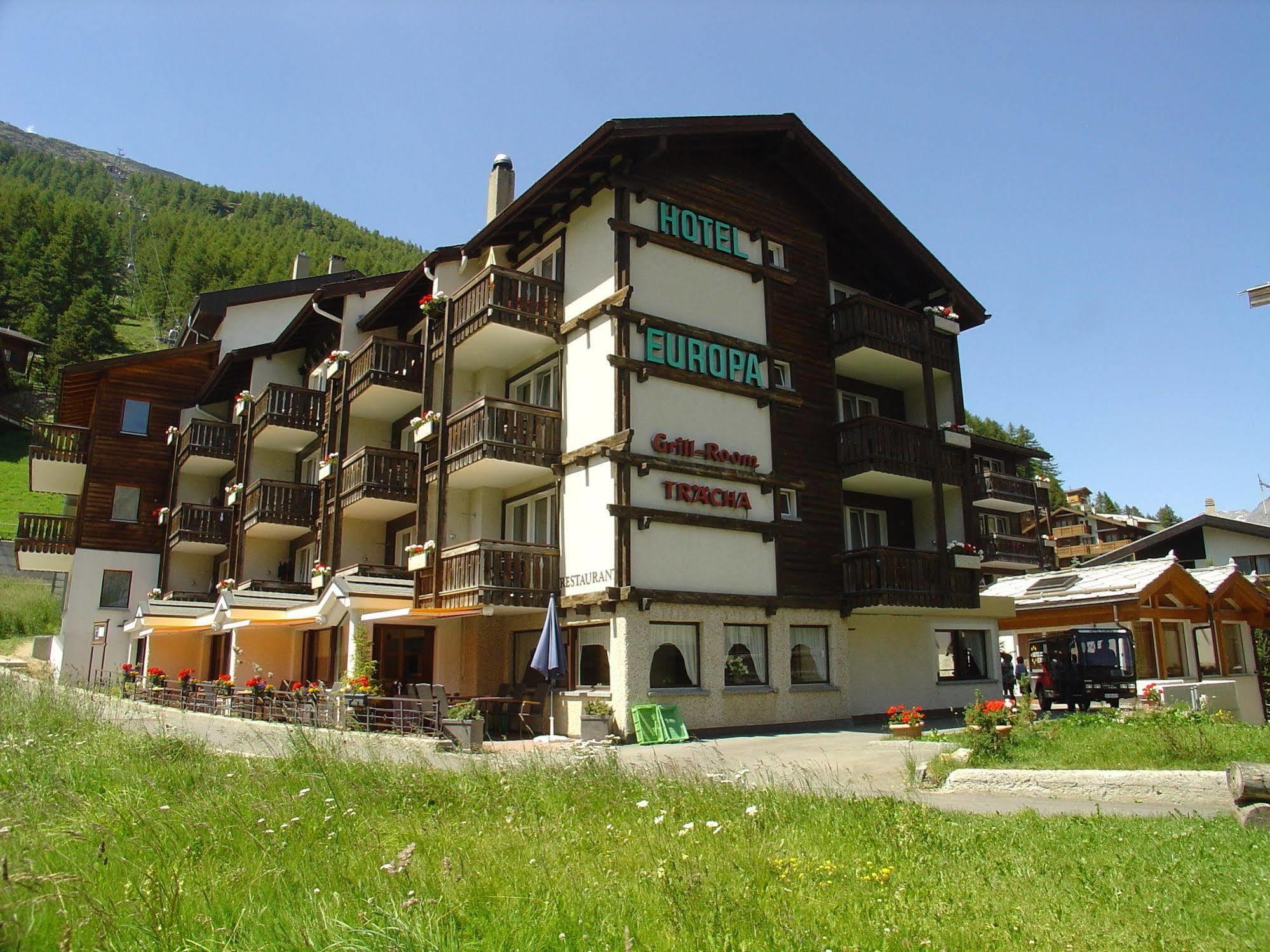 Hotel Europa Saas Fee Exteriör bild